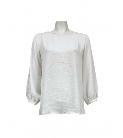 Blusa lisa perlas Savana A...