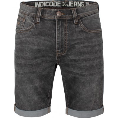 INDICODE JEANS Shorts vaqueros - black/negro 